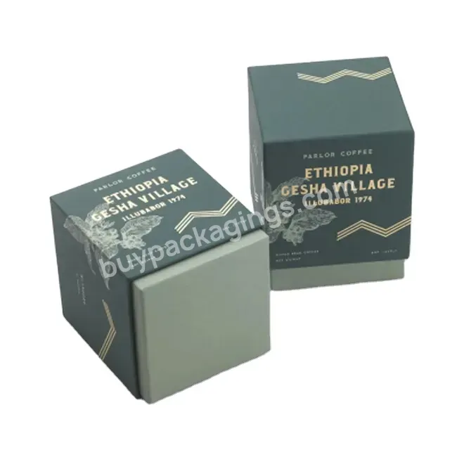 Biodegradable Customize Loose Tea Coffee Bag Candle Red Wine Cardboard Packaging Boxes Gift Set