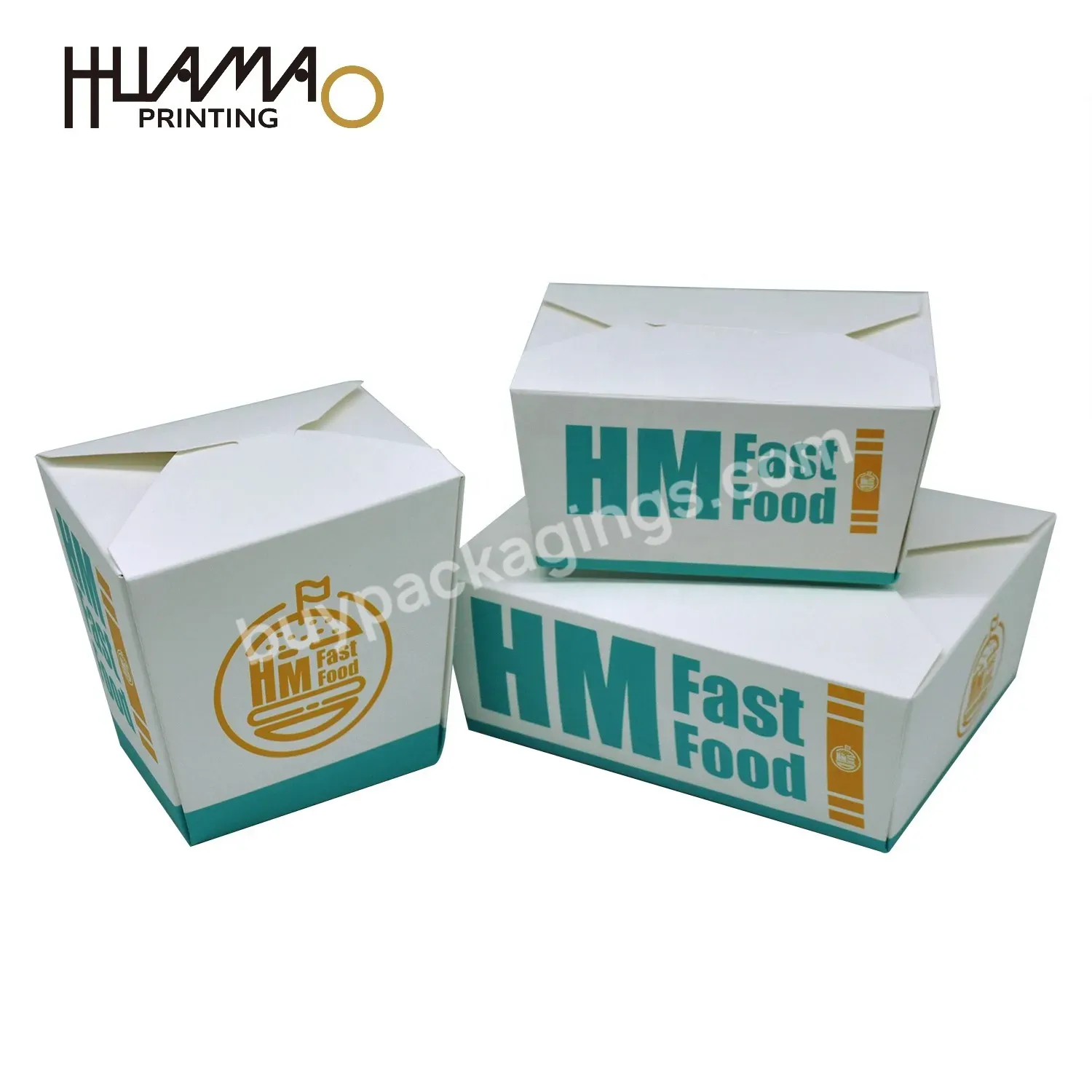 Biodegradable Kraft Box Bolsas De Papel Bridesmaid Gift Box Caja De Pizza 30cm Sac En Kraft Kawaii Stickers Fast Food Packaging