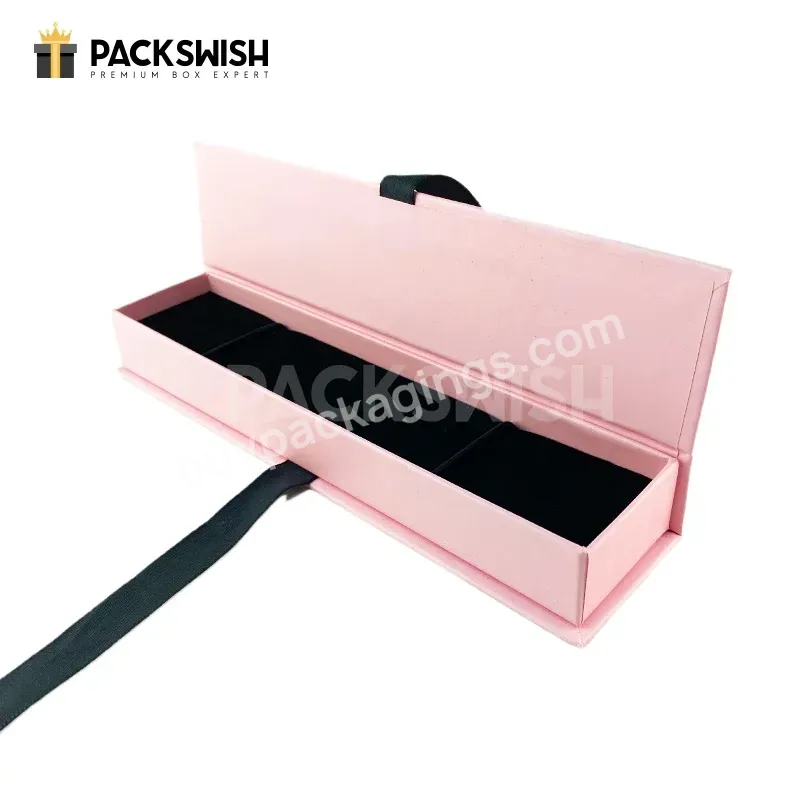 Black Empty Luxury Custom Design Nail Packing Boxes False Press On Nail Packaging Box For Nails