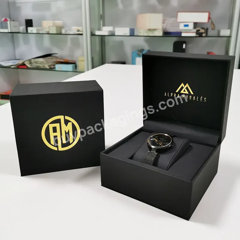 Black Personalize Storage Pu Leather Watch Box Leather Interior Gift Packing Watch Case For Collecting - Buy Watch Box Piano Lacquer Watch Box Watch Boxes Cases Luxury,Boxes For Watches Custom Watch Box Watches Boxes Packing,Watch Boxes Cases Watch G