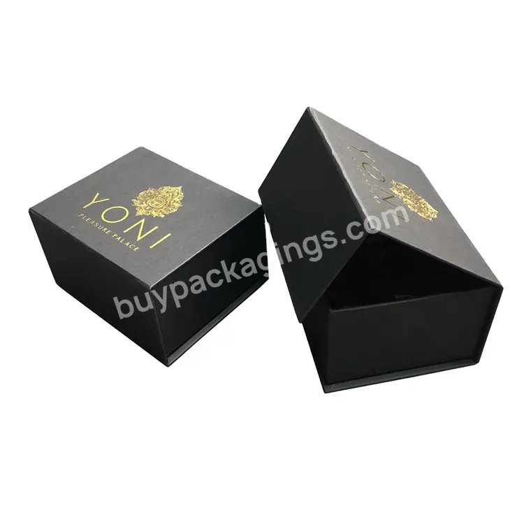 Black Small Cosmetic Box For Perfume Bottle