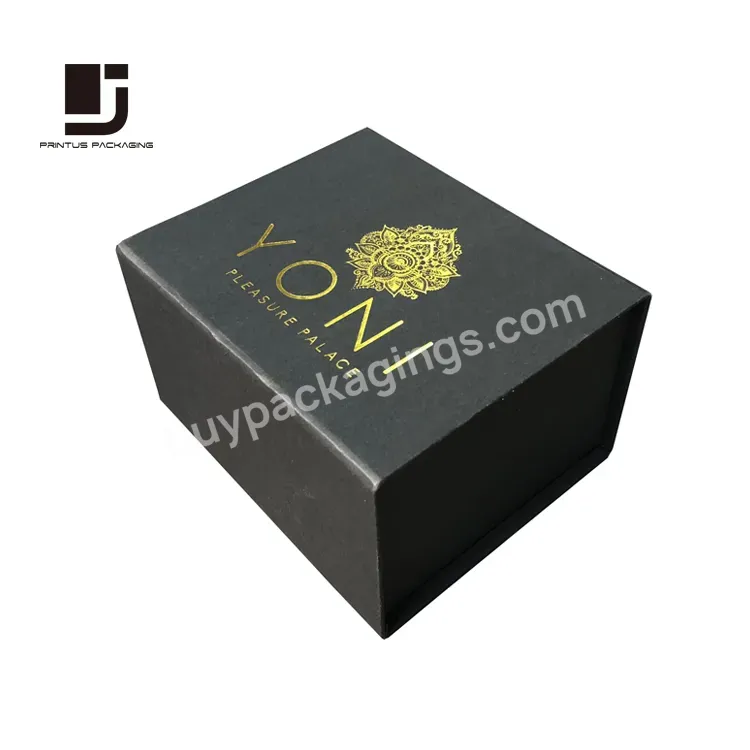 Black Small Cosmetic Box For Perfume Bottle