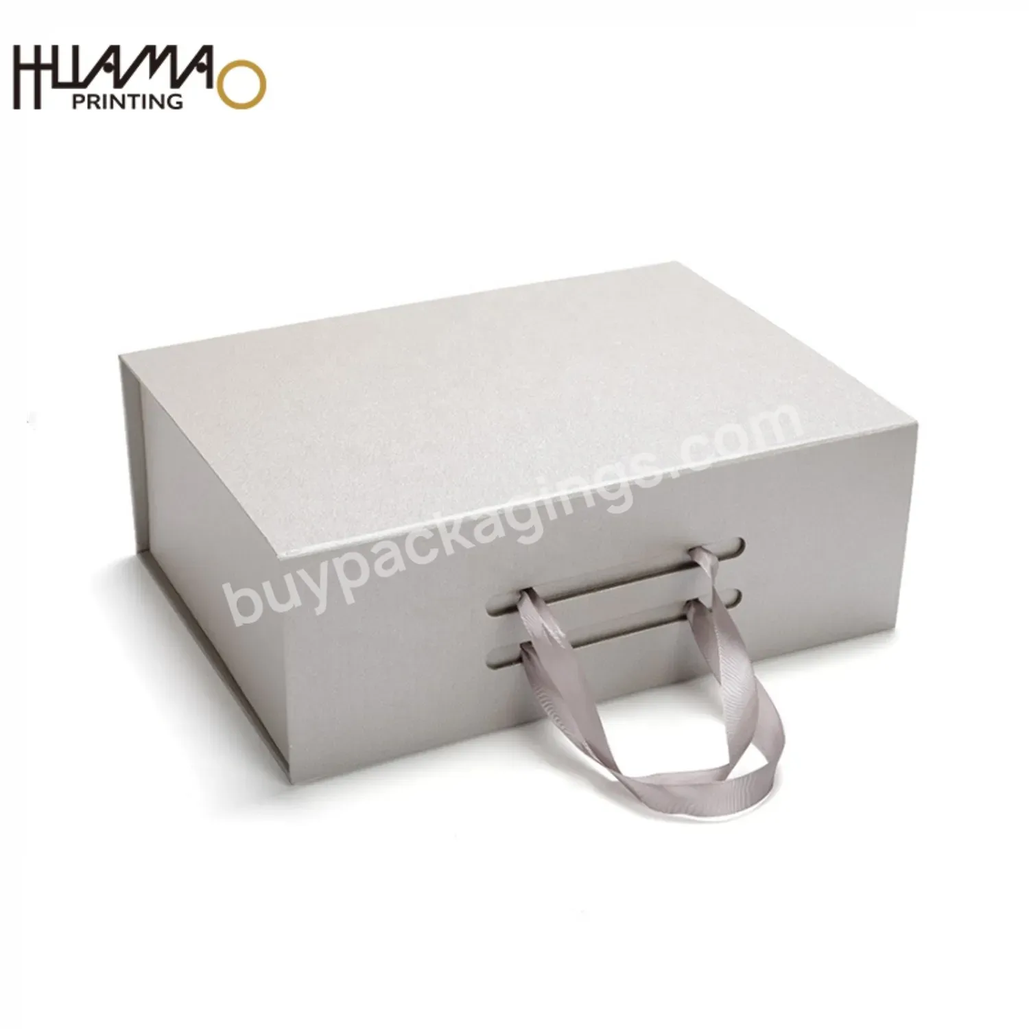 Boite Cadeau Hair Shoe Folding Foldable Packaging Gift Box Ribbon Custom Luxury Magnetic Gift Packaging Paper Box