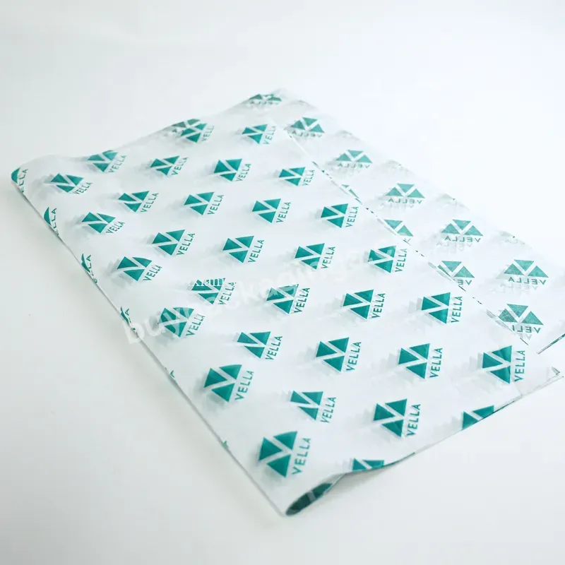 Brand Custom Print Gift Wrapping Paper White Wrapping Paper White Paper With Logo Printed