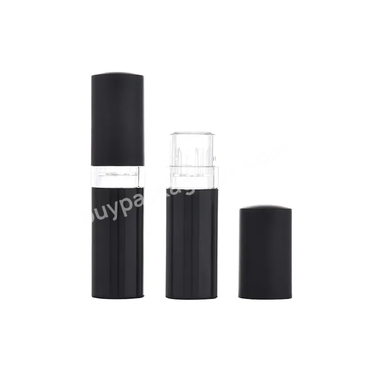 Canfeng Black Plastic Flat Cosmetic Bottle Lipstick Tubes Empty Lipstick Case Container Packaging - Buy Plastic Lipstick Tubes,Lipstick Tubes Packaging,Cosmetic Lipstick Tubes.