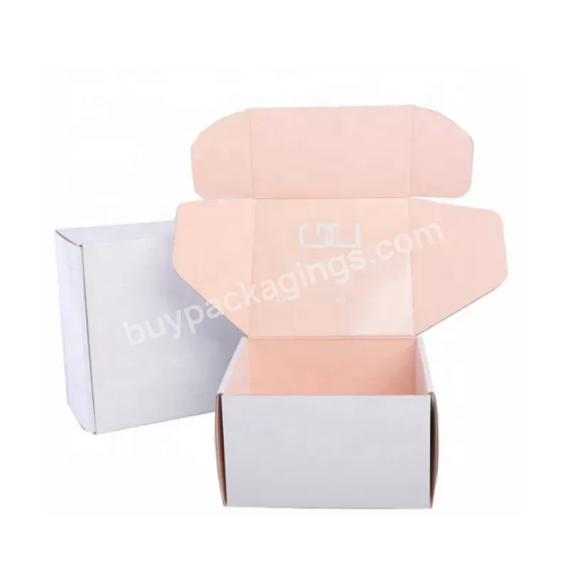 Cardboard Packaging Paper Mailer Box Custom Shipping Box For Cloth Printed Boxes