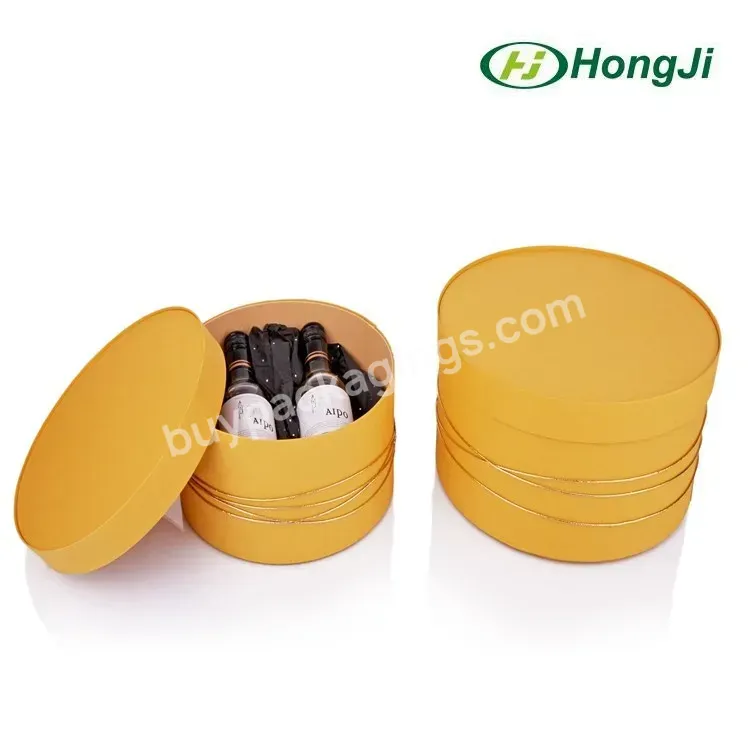 Carton Tube Round Tube Wine Gift Cylinder Packaging Wine Box