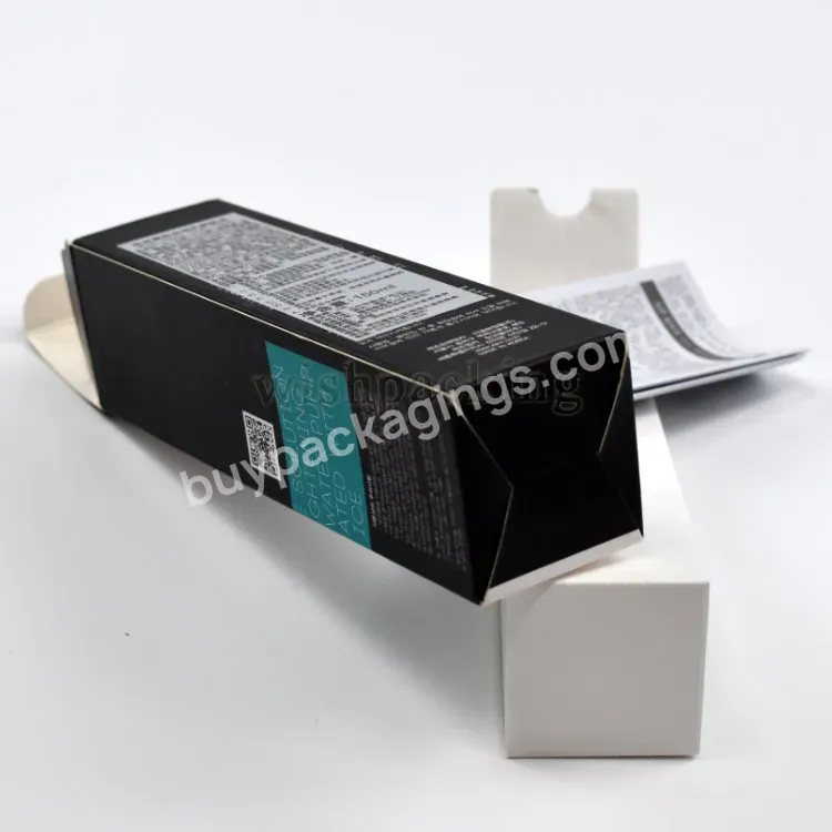 Cheap Custom Logo High Grade Automatic Bottom Cardboard Packing Package Skin Care Paper Box For Toner