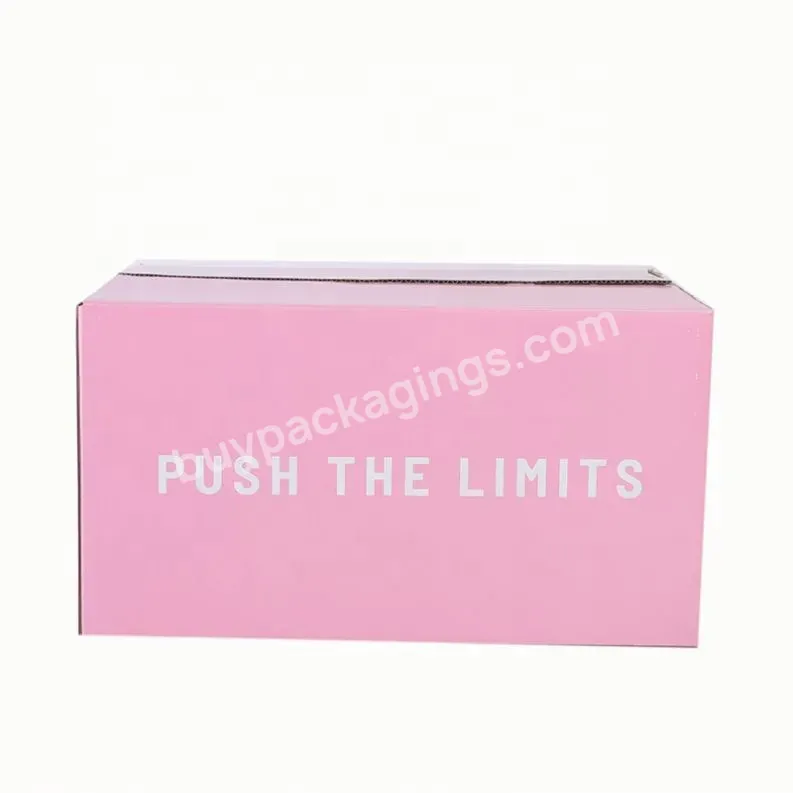 Cheap Large Pink Tv Cosmetic Storage Gift Paper Corrugated Food Shipping Box Package Carton Box Packaging For Baby Clothes