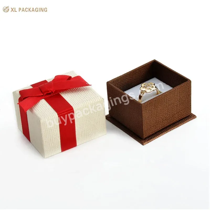 Cheap Machine Made Lid Base Luxury Jewelry Gift Box For Ring Bracelet Necklace Packing Box