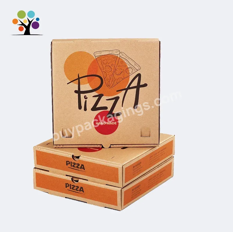 Cheap Price 9inch Kraft Paper Pizza Box Custom Printed