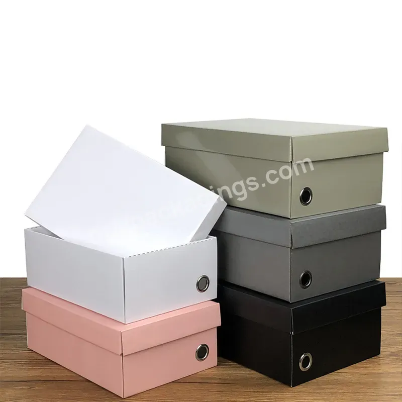 China Suppliers Custom Logo Printed Carton Cardboard Shipping Clothes And Shoes Box Packaging Paper Box Packaging Corrugated Box