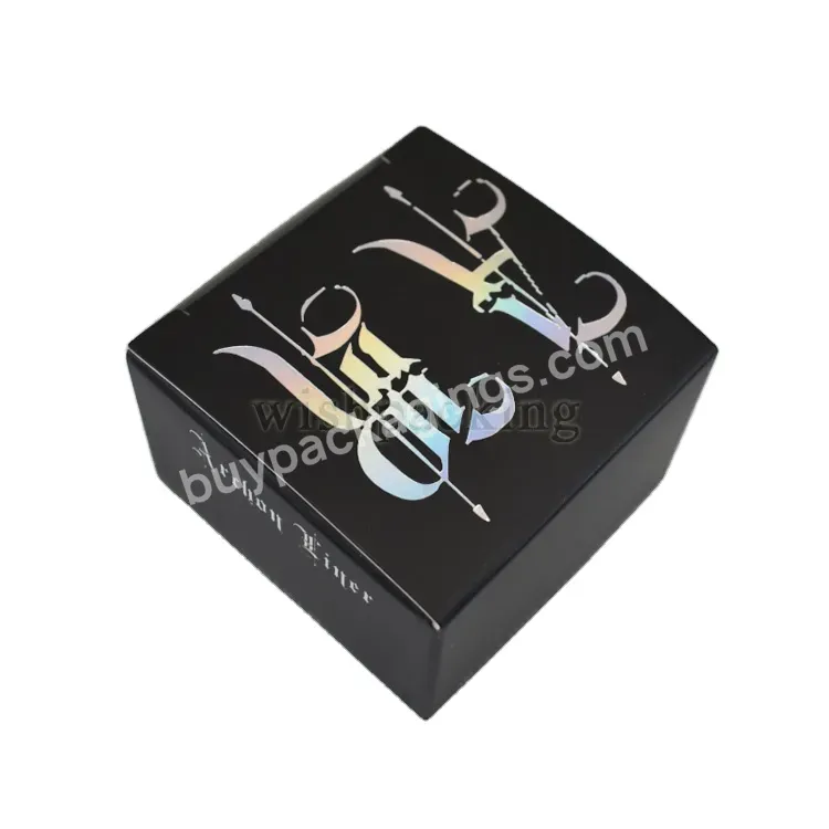 China Wholesale Custom White Cardboard Skincare Cream Paper Box Beauty Packing Holographic Cosmetic Boxes