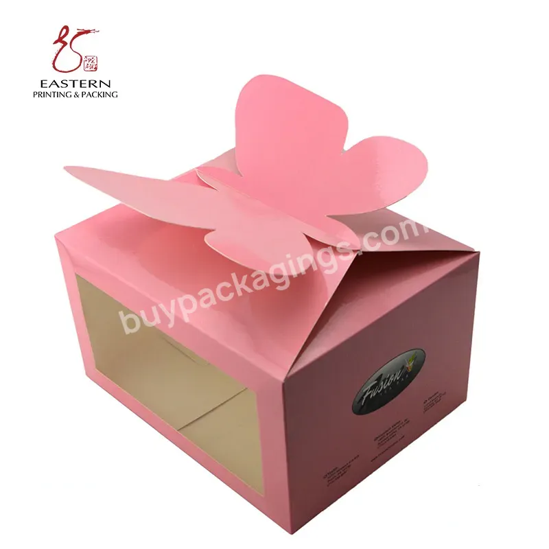 China Wholesale Professional Square Moon Cupcake Packing Box With Tray