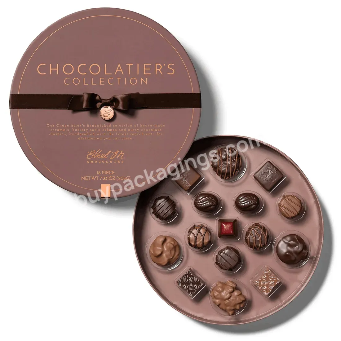 Chocolate Gift Box Set Package Box Mini Chocolate Packaging Boxes With Clear Lid Window
