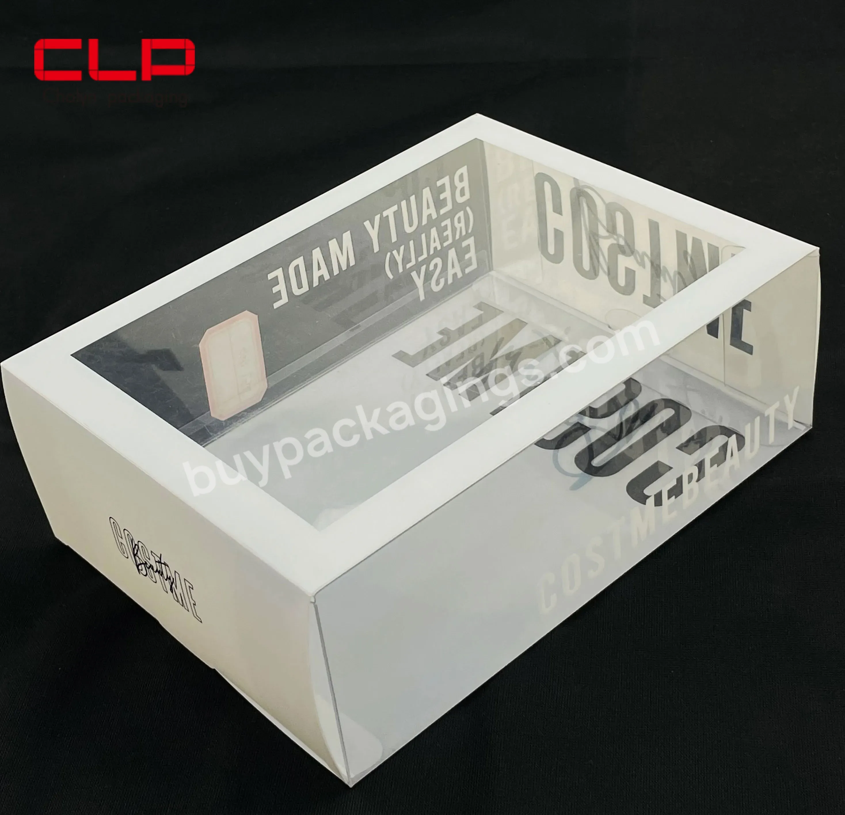 Cholyn Custom Packing Pvc Pet Pp Matte Probiotic Boxes Custom Printing Box