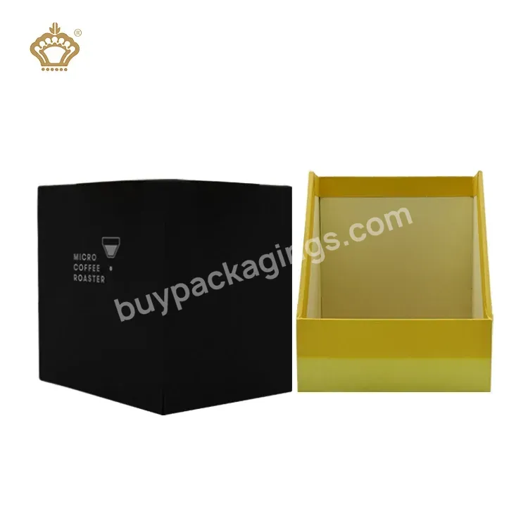 Classic Luxury Rigid Cardboard Lid And Base Boxes Paper Custom Gift Box Packaging For Perfume Belt Tie Wallet
