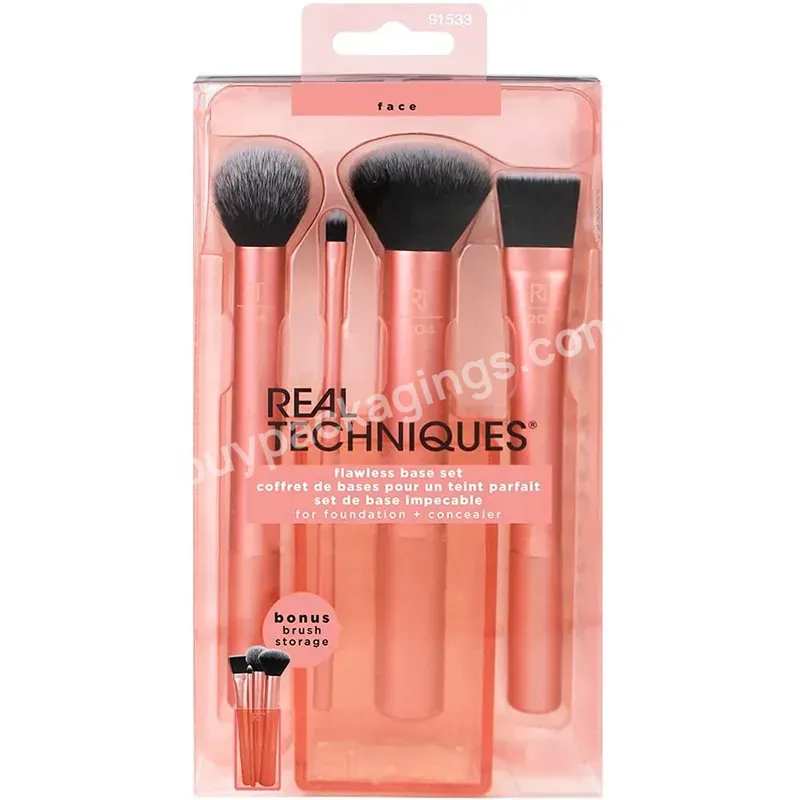 Clear Pet Makeup Brush Packaging Box