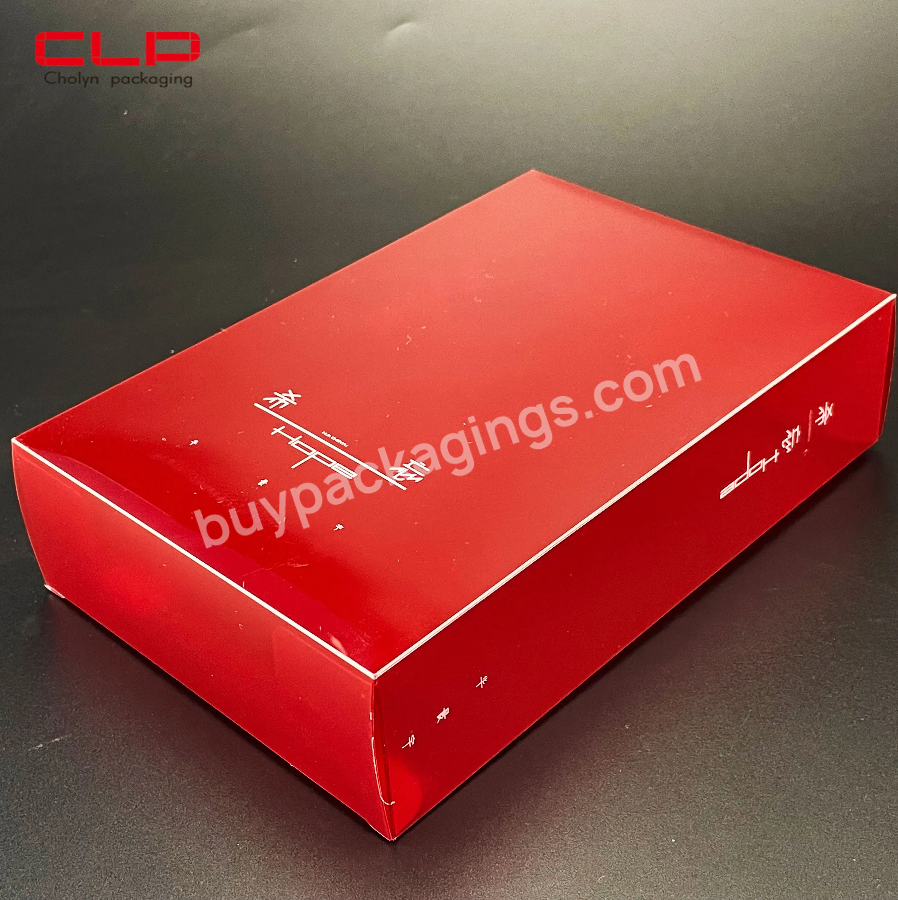 Clp Autolock Bottom Soft Indentation Clear Box Pvc Plastic Packaging Box Packaging Boxes