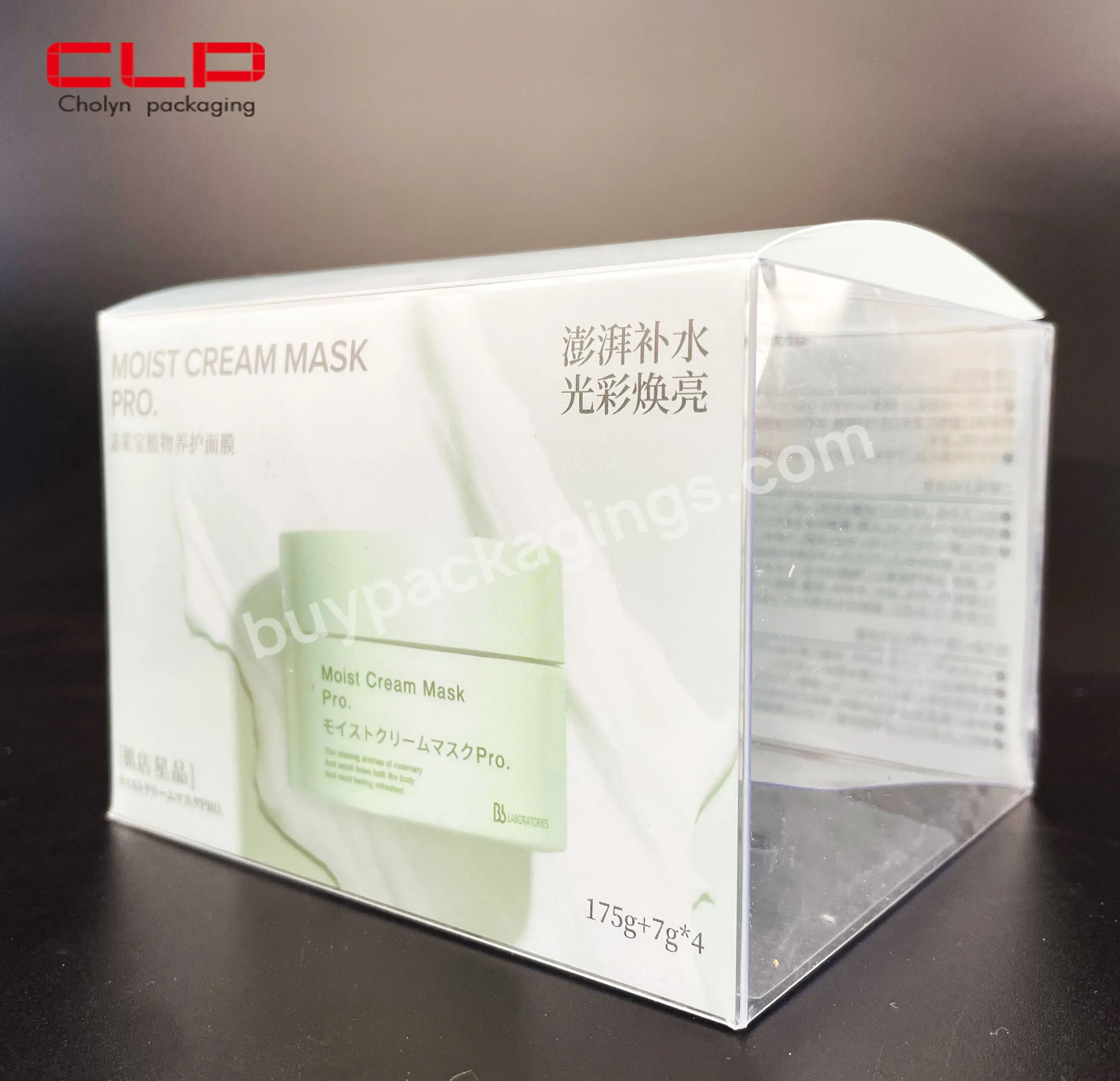 Clp Autolock Bottom Soft Indentation Clear Box Pvc Plastic Packaging Box Packaging Boxes