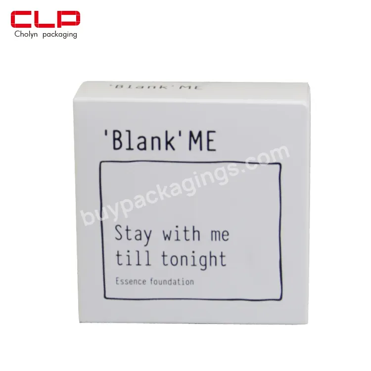 Clp Custom Foldable Paper Packing Box For Powder & Compacts Cosmetic