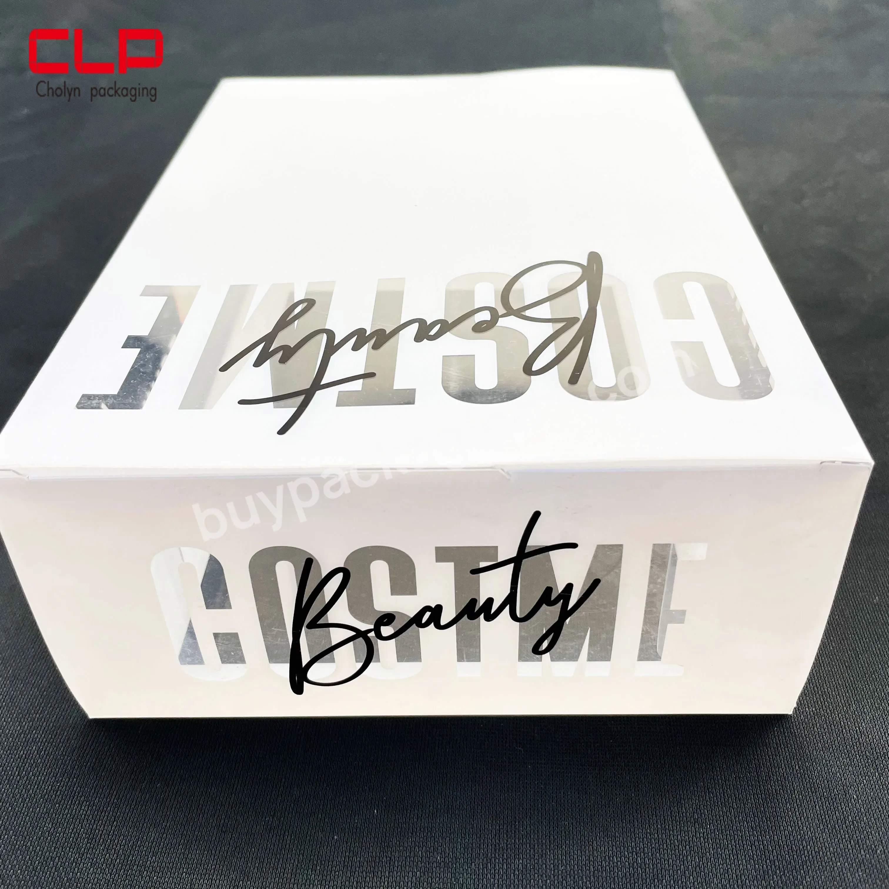 Color Printing Matte Wholesale Nut Box Custom Pet Clear Box Printing Folding Box