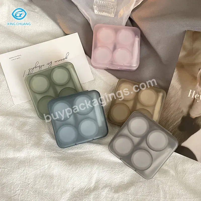 Contact Lens Box For Women Multiple Sets Of High Appearance Level Simple Storage Partner Contact Lenses Case - Buy Contact Lens Box,Contact Lenses Case,Contact Lens Box For Women Multiple Sets Of High Appearance Level Simple Storage Partner Contact L