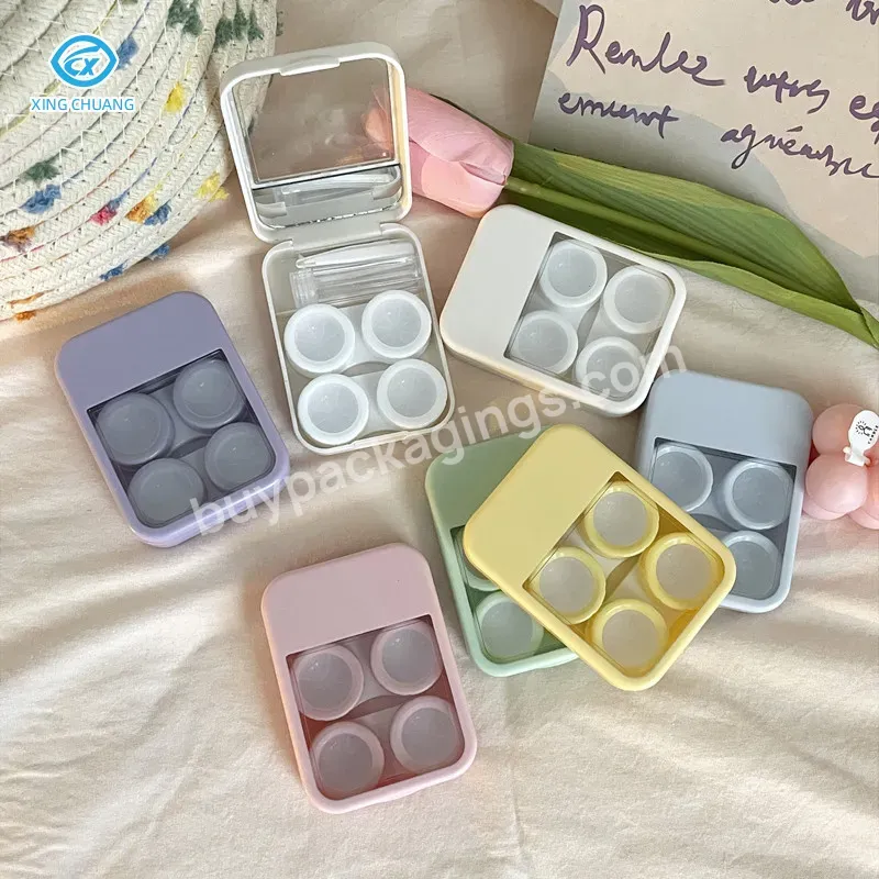 Contact Lens Box For Women Multiple Sets Of High Appearance Level Simple Storage Partner Contact Lenses Case