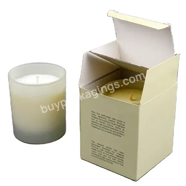 Corrugated Gift Box Candle Box Candle Packing With Customized Size And Logo