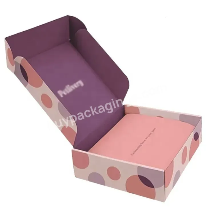 Corrugated Mailer Box Custom Printed Skin Care Cosmetics Makeup Packaging Gift Box With Logo