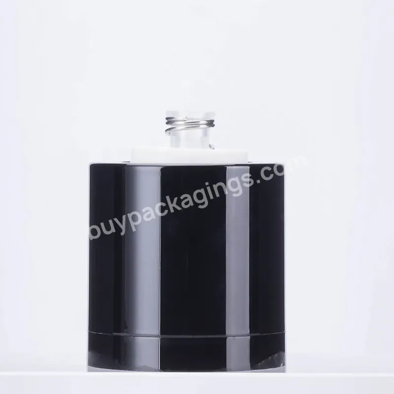 Cosmetic Bottle15ml 30ml 50ml Black Airless Bottle Packaging Airless Bottle Black Cosmetic Pump Bottle