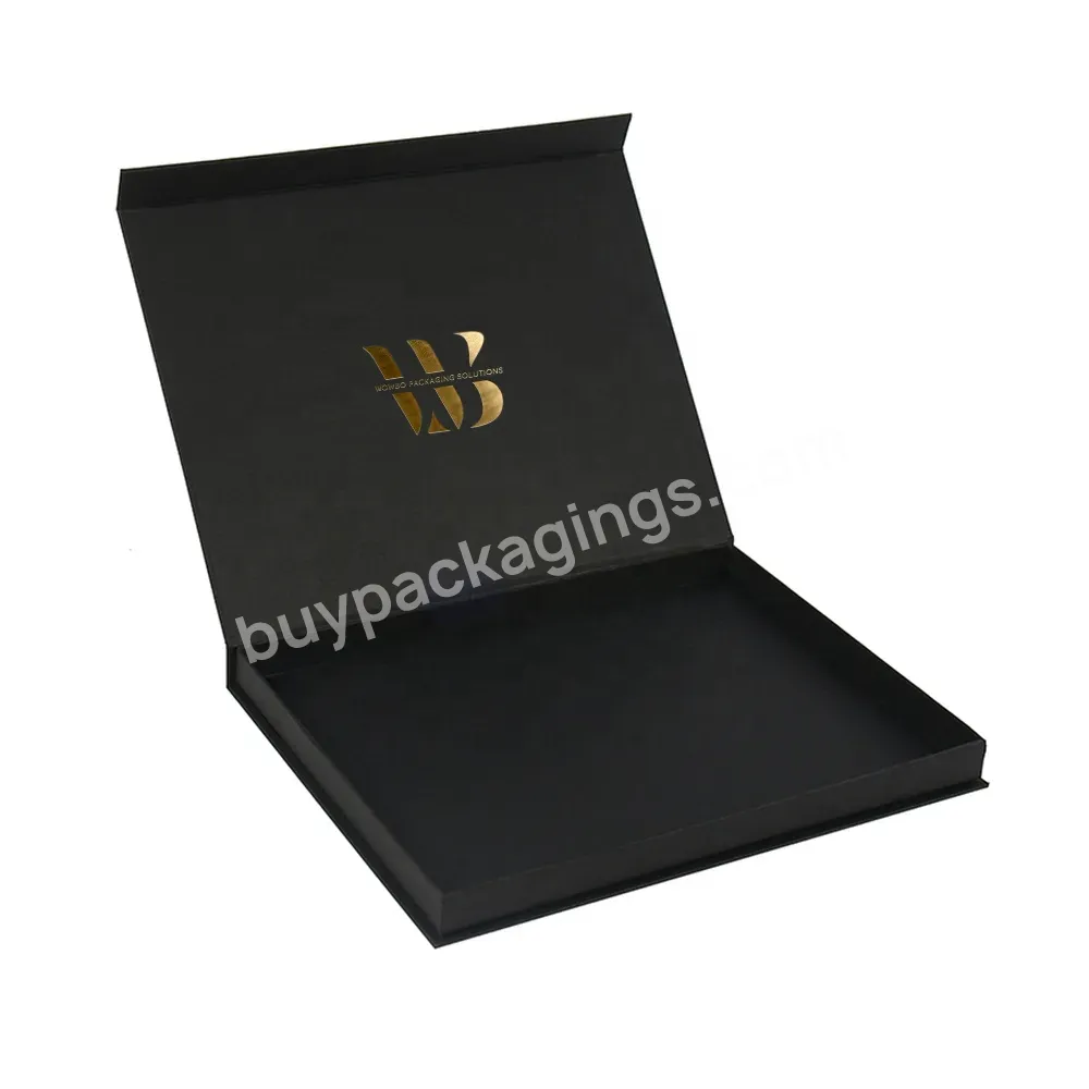 Creative Design Matt Black Full Printing Customized Size Rectangle Skin Care Serum Packaging Magnetic Gift Box