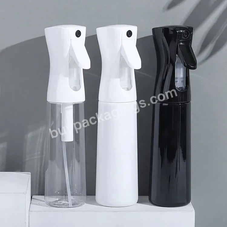 Custom 200ml 300ml Setting Plastic Cologne Perfume Atomizer Cleaning Refillable Continuous Spray Bottle