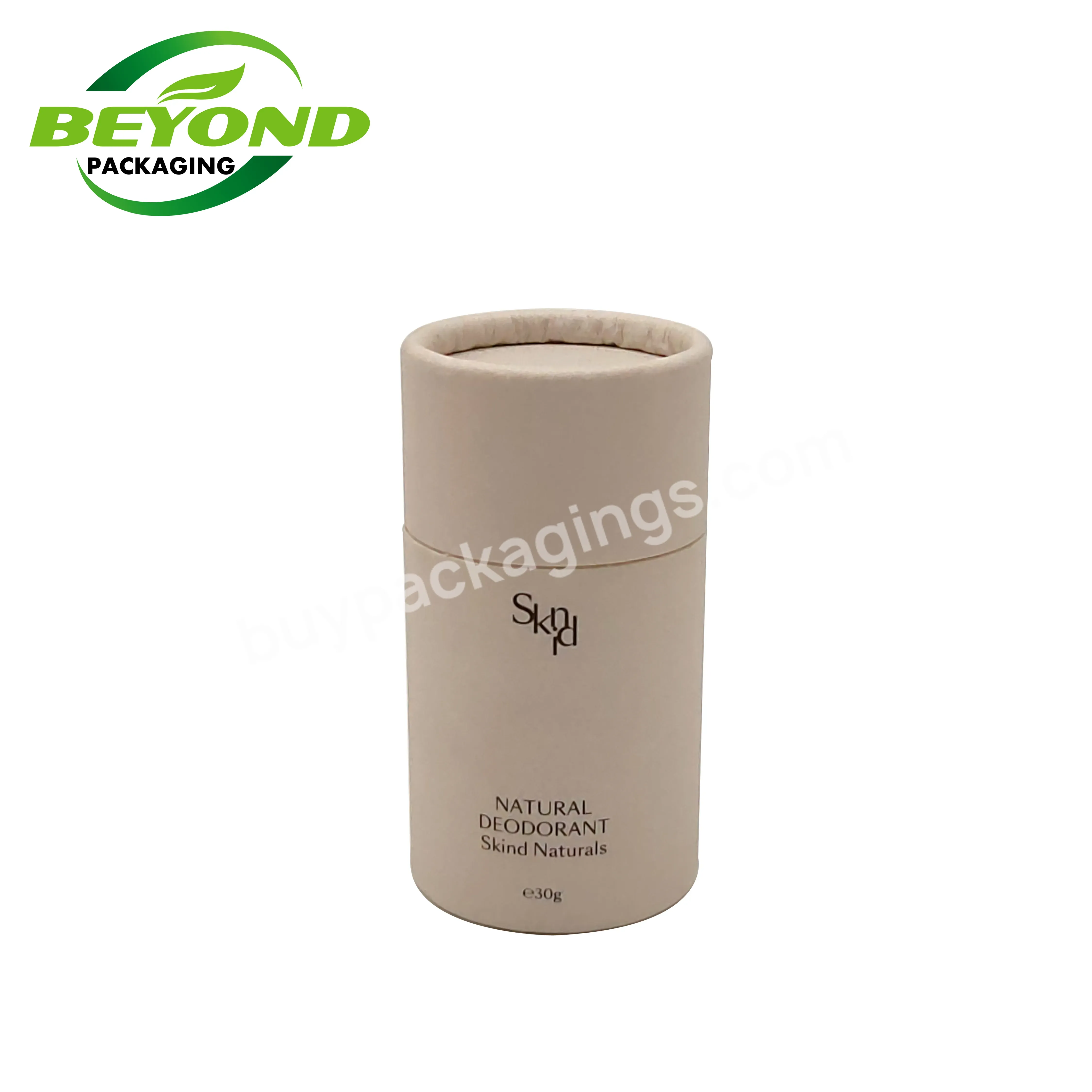 Custom Biodegradable Cardboard Push Up Paper Empty Tubes Cylinder Round Box Tube Packaging For Lip Balm Deodorant