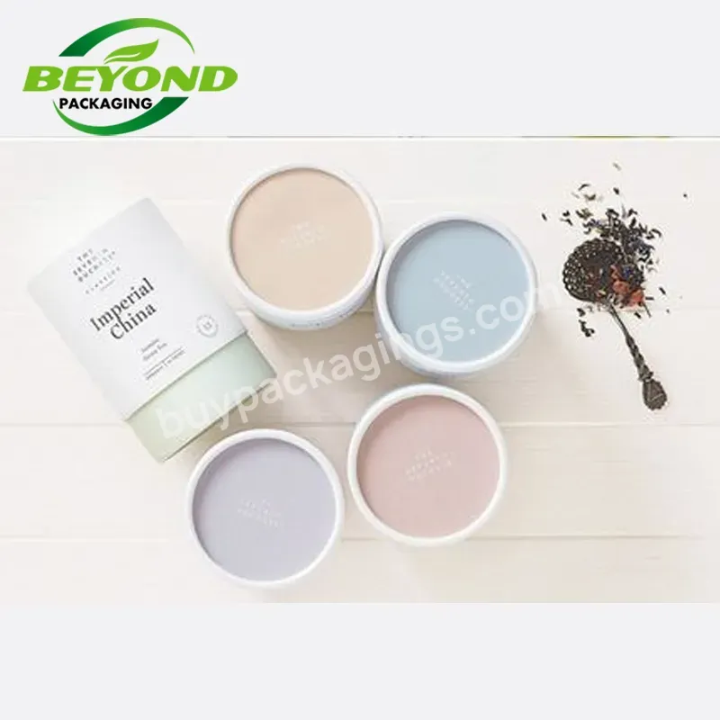 Custom Biodegradable White Cylinder Box Lip Balm Stick Container Push Up Kraft Paper Deodorant Tube