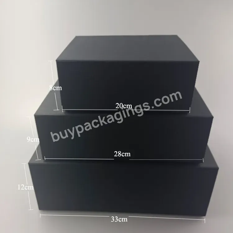 Custom Black Cardboard Paper Luxury Giftboxes Mini Carton Sneaker Shoe Boot Box For Boots With Logo