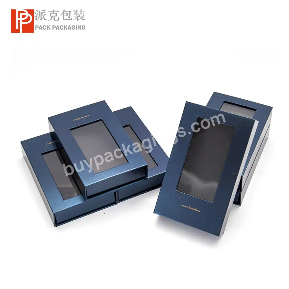 Custom Box With Foam Insert Magnetic Book Shape Cardboard Gift Foldable Box