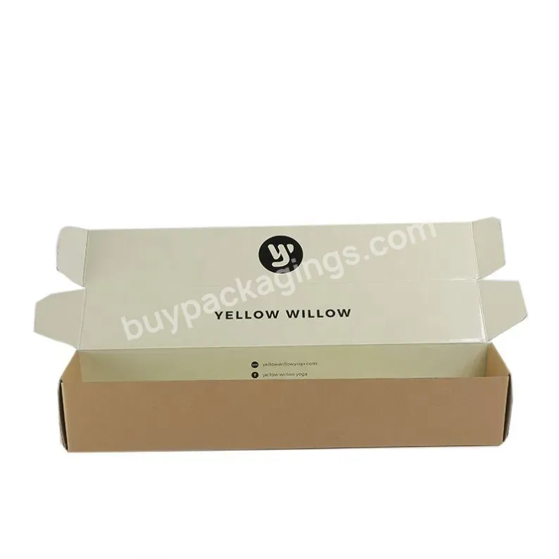 Custom Boxes Thin Long Size Shipping Box Corrugated Cardboard Tuck Top Paper Box Packaging For Umbrella