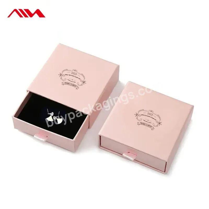 Custom Bracelet Paper Gift Jewelry Packaging Box Earring Necklace Jewellery Ring Packaging Jewelry Box With Logo - Buy Jewelry Packaging Box,Jewelry Box With Logo,Small Pink Gift Box.