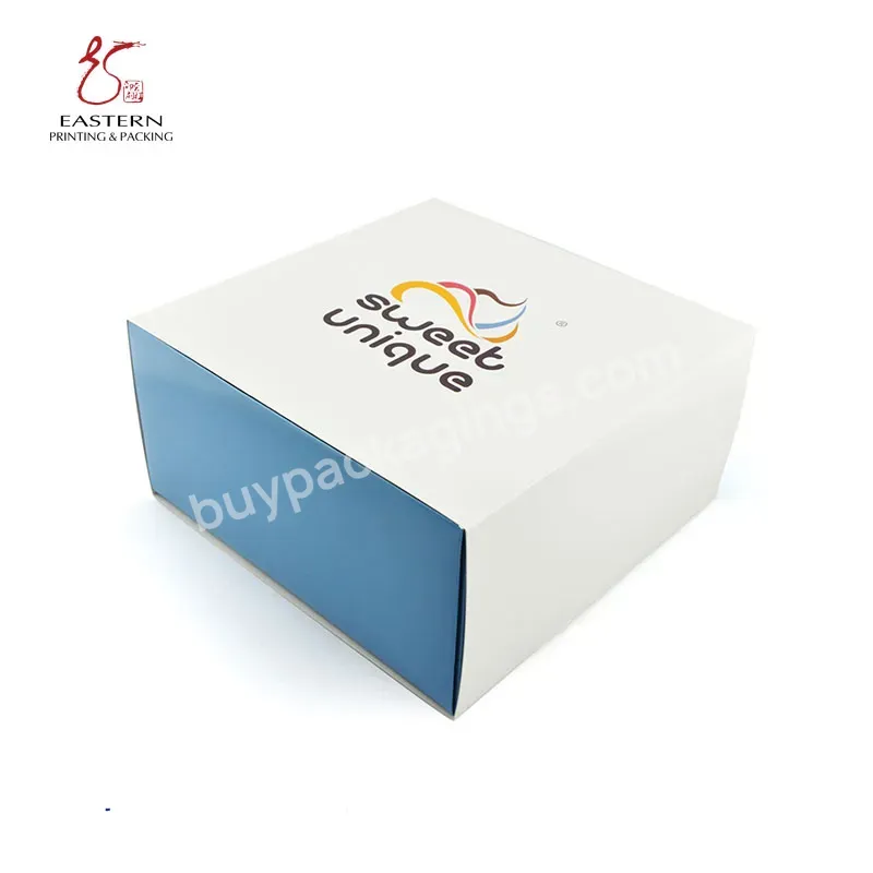 Custom Cake Paper Box Packaging With Paper Bag Matched