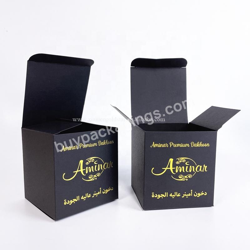 Custom Candle Box Luxury Gift Boxes For Candle Packaging With Black Background Paper Box