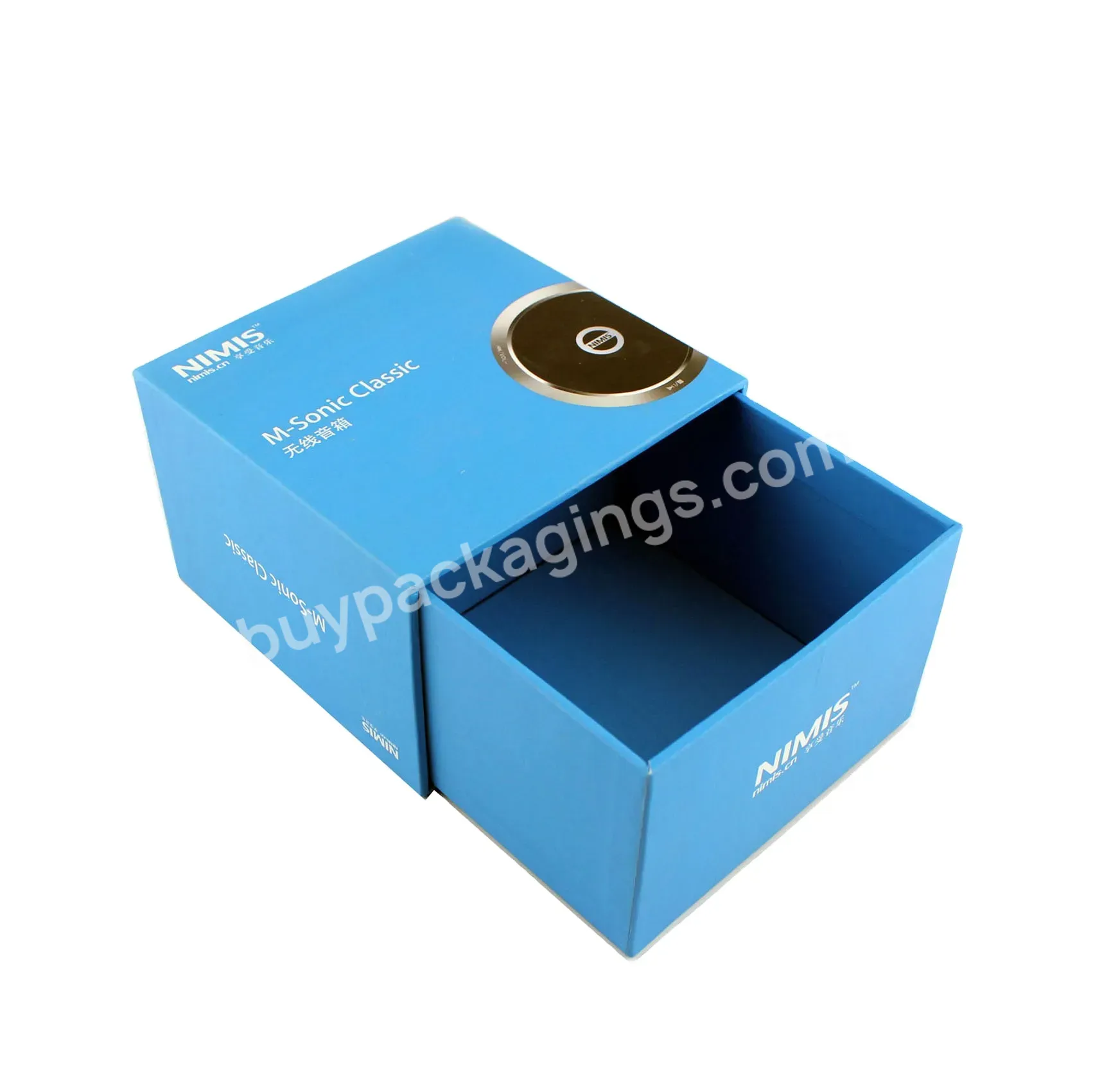 Custom Cardboard Electronics Sliding Gift Drawer Cardboard Packaging Box