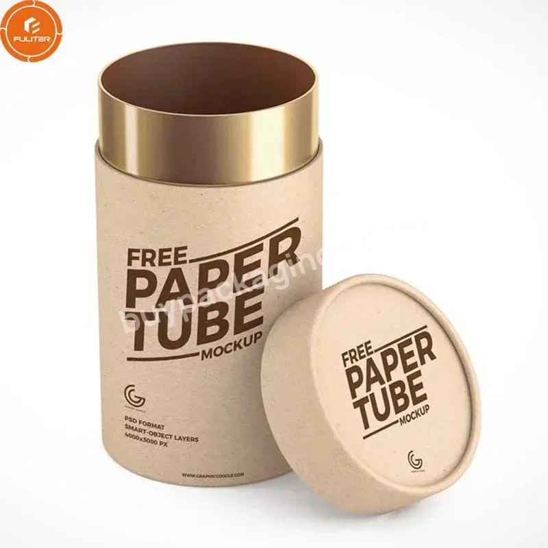 Custom Cardboard Food Gift Packaging Paper Candy Cylinder Box