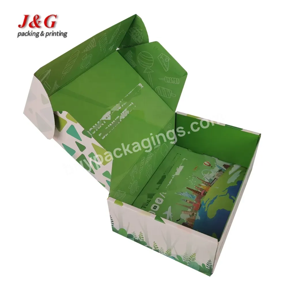 Custom Cardboard Presentation Boxes Elegant Corrugated Board Packaging Box With Double Side Printed