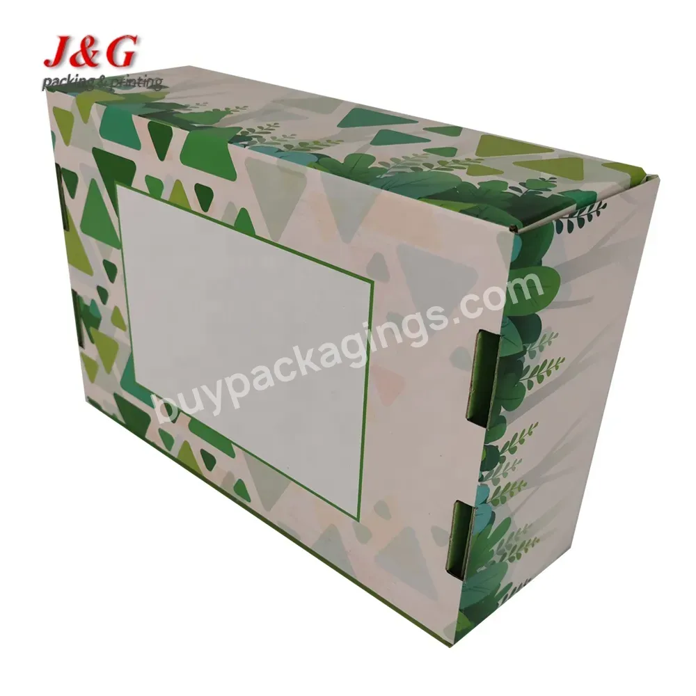 Custom Cardboard Presentation Boxes Elegant Corrugated Board Packaging Box With Double Side Printed