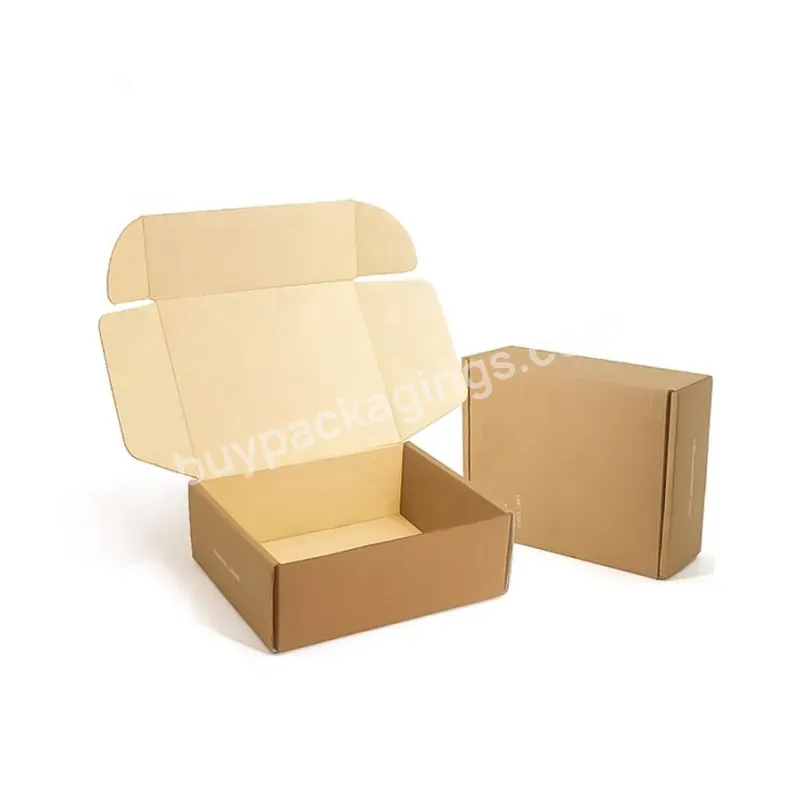Custom Corrugated Mailer Box Cardboard Shipping Gift Box Packaging Ready To Ship