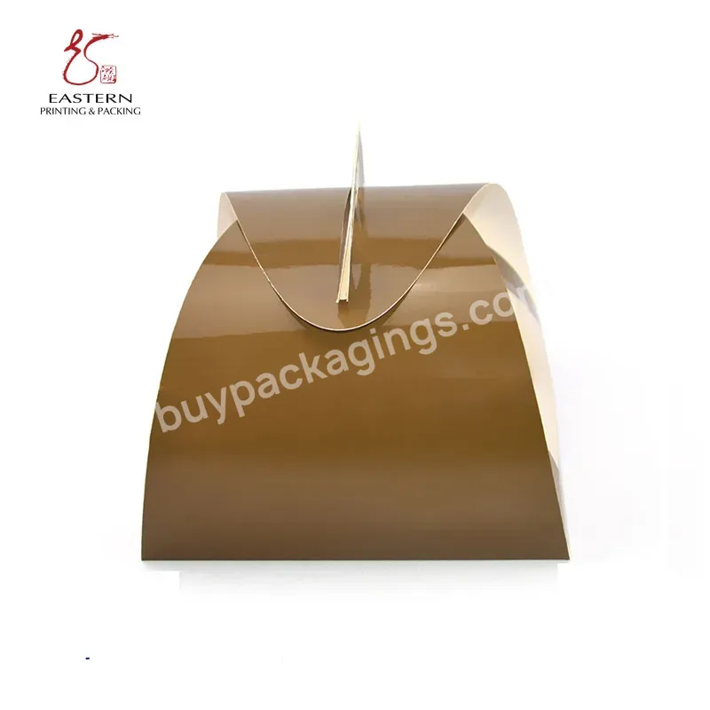 Custom Cute Birthday Paper Pastry Cake Boxes With Window