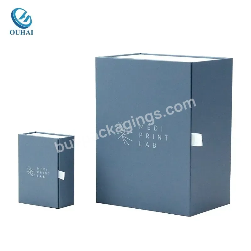 Custom Deluxe Size Magnetic Cover Cardboard Gift Set Box Wholesale Quality Perfume Packaging Box Can Print Logo