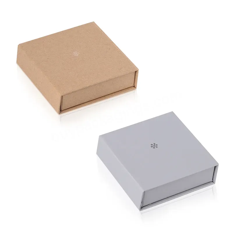 Custom Design Cardboard Flip Ring Earring Packaging Box Paper Magnet Jewelry Box With Logo For Jewelry & Watch & Eyewear