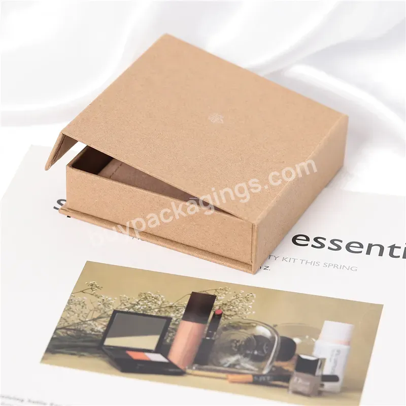 Custom Design Cardboard Flip Ring Earring Packaging Box Paper Magnet Jewelry Box With Logo For Jewelry & Watch & Eyewear